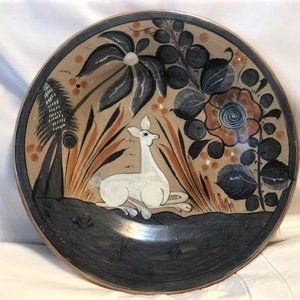 Vintage Ceramic Decorative Plate from Mexico